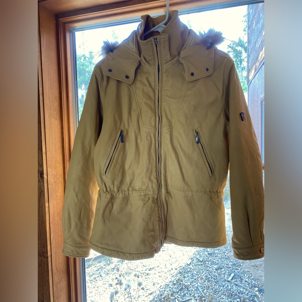 Postcard Deerskin Leather jacket with fur 8